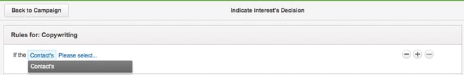 Infusionsoft Decision Point Routing Keap CRM if/then logic, a.k.a decision diamonds configure rules.