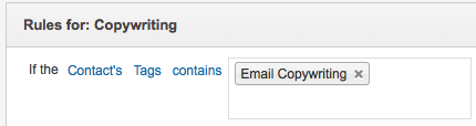 Infusionsoft Decision Point Routing Infusionsoft/Keap CRM if/then logic, a.k.a decision diamonds select exact tags.