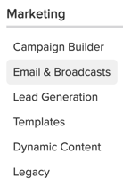 Infusionsoft How To Send A Broadcast In 5 Simple Steps Keap marketing broadcasts