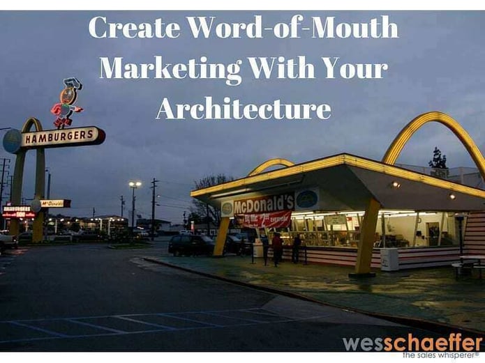 Create word of mouth inbound sales classic golden arches