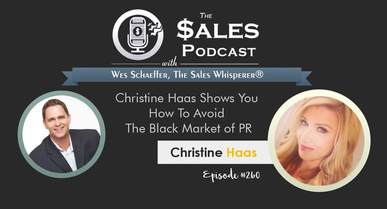 get pr christine haas The Sales Podcast 260