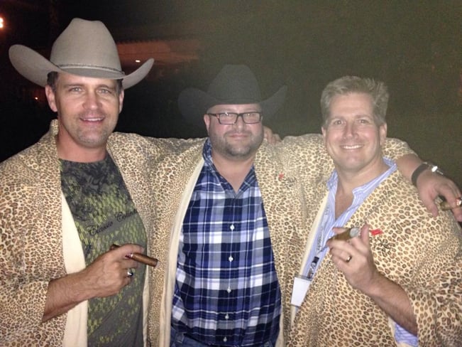 Wes Schaeffer Evan Samurin Chris Austin Leopard Robes and Cigars