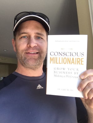 Wes Schaeffer with JV Crum's New Book Conscious Millionaire