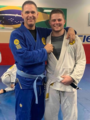 yes matt-white-dad-blue-jiu-jitsu-promotion