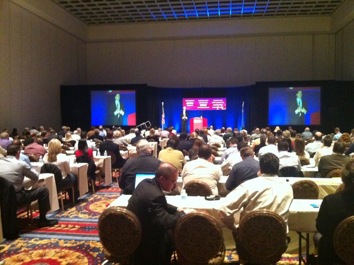 Keynote speaker Wes Schaeffer opening at ICCFA in Las Vegas. Keynote speaker Wes Schaeffer opening at ICCFA in Las Vegas.